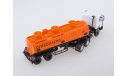 МАЗ-6422 (белый) с полуприцепом НЕФАЗ-96742, масштабная модель, 1:43, 1/43, Автоистория (АИСТ)