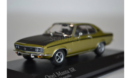 Opel MANTA SR 1970 золотой, масштабная модель, Minichamps, 1:43, 1/43