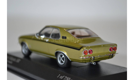 Opel MANTA SR 1970 золотой, масштабная модель, Minichamps, 1:43, 1/43