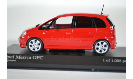 Opel MERIVA OPC 2006 RED, масштабная модель, Minichamps, scale43