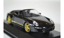 PORSCHE 911 CARRERA 4S CABRIOLET 2005 BLACK, масштабная модель, Minichamps, 1:43, 1/43