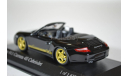 PORSCHE 911 CARRERA 4S CABRIOLET 2005 BLACK, масштабная модель, Minichamps, 1:43, 1/43