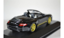 PORSCHE 911 CARRERA 4S CABRIOLET 2005 BLACK, масштабная модель, Minichamps, scale43