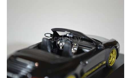 PORSCHE 911 CARRERA 4S CABRIOLET 2005 BLACK, масштабная модель, Minichamps, scale43