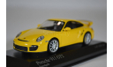 Porsche 911 GT2 2007 желтый, масштабная модель, Minichamps, 1:43, 1/43