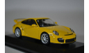 Porsche 911 GT2 2007 желтый, масштабная модель, Minichamps, 1:43, 1/43