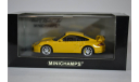 Porsche 911 GT2 2007 желтый, масштабная модель, Minichamps, 1:43, 1/43