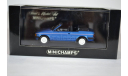 Ford ESCORT III CABRIOLET - 1983 - BLUE METALLIC, масштабная модель, Minichamps, scale43