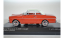 Ford Taunus 12M 1962 красный, масштабная модель, scale43