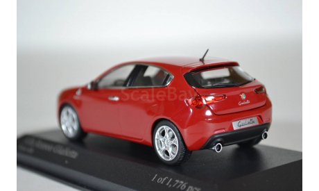 ALFA ROMEO GIULIETTA - 2010 - RED, масштабная модель, Minichamps, scale43