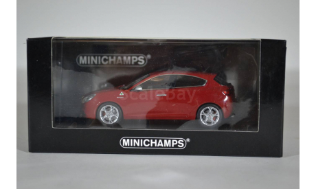 ALFA ROMEO GIULIETTA - 2010 - RED, масштабная модель, Minichamps, scale43