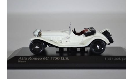 ALFA ROMEO 6C 1750 G.S. 1930 белый, масштабная модель, Minichamps, scale43