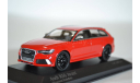 AUDI RS6 AVANT - 2012 - RED, масштабная модель, Minichamps, scale43