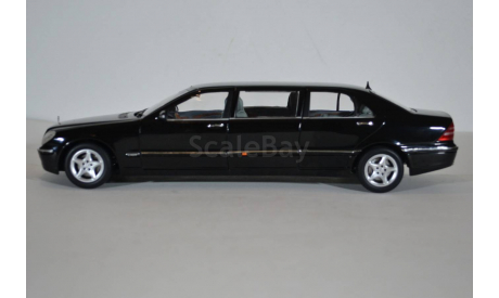 Mercedes-Benz S-Class Pullmann (W220) черный, масштабная модель, Sunstar, 1:18, 1/18