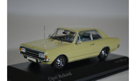 Opel REKORD C 1966 желтый, масштабная модель, Minichamps, scale43