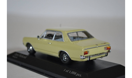 Opel REKORD C 1966 желтый, масштабная модель, Minichamps, scale43