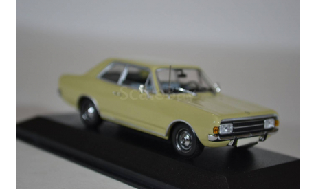 Opel REKORD C 1966 желтый, масштабная модель, Minichamps, scale43