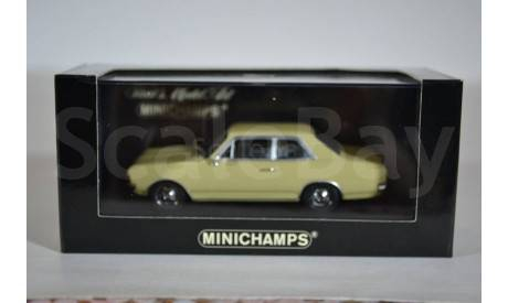 Opel REKORD C 1966 желтый, масштабная модель, Minichamps, scale43