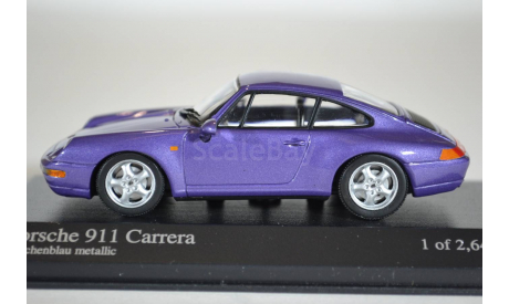 Porsche 911 1993 (Purple metallic), масштабная модель, Minichamps, scale43
