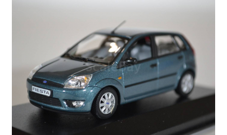 Ford Fiesta 5 door 2001 Petrolgreen, масштабная модель, Minichamps, scale43