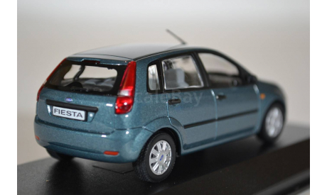 Ford Fiesta 5 door 2001 Petrolgreen, масштабная модель, Minichamps, scale43