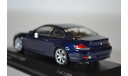 BMW 6-SERIES COUPE E63 2006 DARK BLUE, масштабная модель, Minichamps, 1:43, 1/43