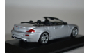 BMW M6 E64 CABRIOLET 2006 SILVER, масштабная модель, Minichamps, 1:43, 1/43