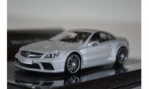 Mercedes-Benz SL65 AMG BLACK SERIES (R230) 2009 MATT SILVER LINEA OPACA, масштабная модель, Minichamps, scale43