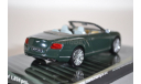 Bentley CONTINENTAL GTC 2011 GREEN, масштабная модель, Minichamps, 1:43, 1/43