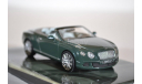 Bentley CONTINENTAL GTC 2011 GREEN, масштабная модель, Minichamps, 1:43, 1/43