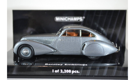 BENTLEY EMBIRICOS - 1938 - SILVER, масштабная модель, Minichamps, scale43