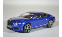 BENTLEY CONTINENTAL GT - V8 - 2011 - BLUE, масштабная модель, Minichamps, scale43