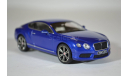 BENTLEY CONTINENTAL GT - V8 - 2011 - BLUE, масштабная модель, Minichamps, scale43