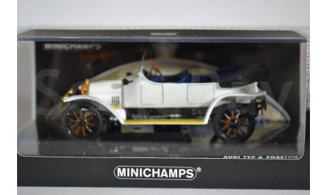 AUDI TYP A - 1910 - WHITEBLUE, масштабная модель, Minichamps, 1:43, 1/43