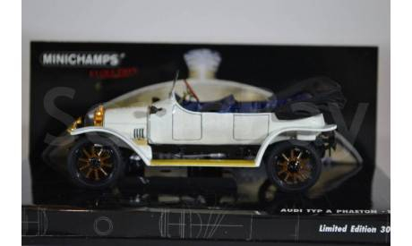 AUDI TYP A - 1910 - WHITEBLUE, масштабная модель, Minichamps, 1:43, 1/43