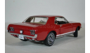 Ford Mustang  GT 1967, масштабная модель, scale18, Greenlight Collectibles