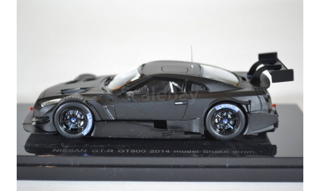 NISSAN GT-R GT500 Shake Down 2014 черный матовый, масштабная модель, Ebbro, 1:43, 1/43