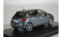 PEUGEOT 208 (рестайлинг) 2015 серый, масштабная модель, Norev, scale43