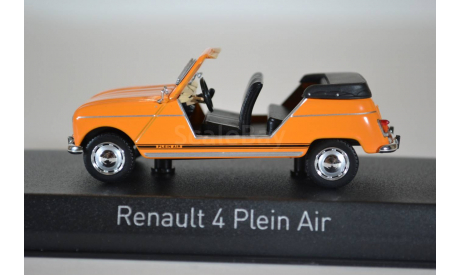 RENAULT R4L Plein Air 1968 оранжевый, масштабная модель, Norev, 1:43, 1/43