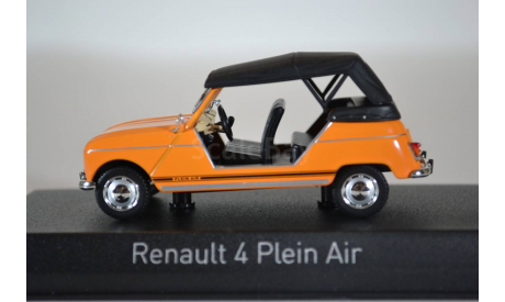 RENAULT R4L Plein Air 1968 оранжевый, масштабная модель, Norev, 1:43, 1/43
