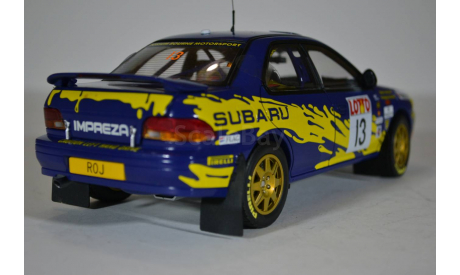 Subaru Impreza 1996 555 #13 P.BourneG.Vincent Rally Australia, масштабная модель, Sunstar, 1:18, 1/18