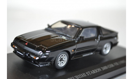Mitsubishi Starion GSR-VR 1988 black, масштабная модель, AOSHIMA, scale43