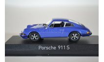 PORSCHE 911S 2.4 1973 синий, масштабная модель, Norev, 1:43, 1/43