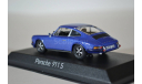 PORSCHE 911S 2.4 1973 синий, масштабная модель, Norev, 1:43, 1/43