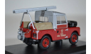 LAND ROVER 88 Fire Appliance British Rail 1955 (пожарный пикап), масштабная модель, Oxford, 1:43, 1/43