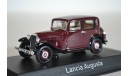 LANCIA Augusta 1939 красный черный, масштабная модель, Norev, scale43