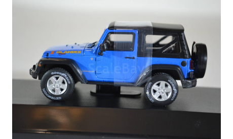 JEEP Wrangler 4x4 Rubicon 2012 Islander Edition Blue, масштабная модель, Greenlight Collectibles, scale43