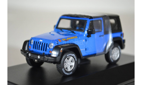 JEEP Wrangler 4x4 Rubicon 2012 Islander Edition Blue, масштабная модель, Greenlight Collectibles, 1:43, 1/43
