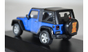 JEEP Wrangler 4x4 Rubicon 2012 Islander Edition Blue, масштабная модель, Greenlight Collectibles, scale43