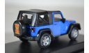 JEEP Wrangler 4x4 Rubicon 2012 Islander Edition Blue, масштабная модель, Greenlight Collectibles, scale43